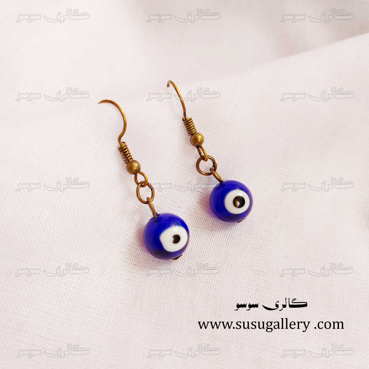 گوشواره چشم نظر برنزی