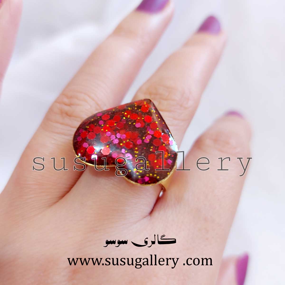 انگشتر قلب ولنتاینی