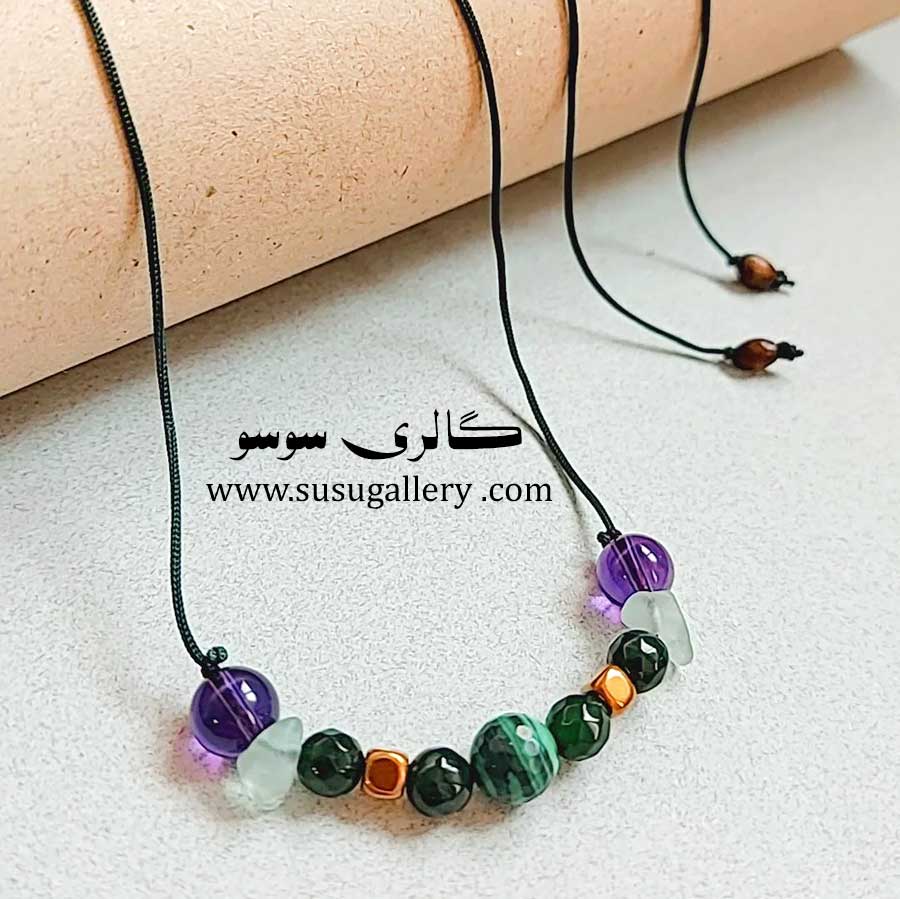 گردنبند چوکر سنگی