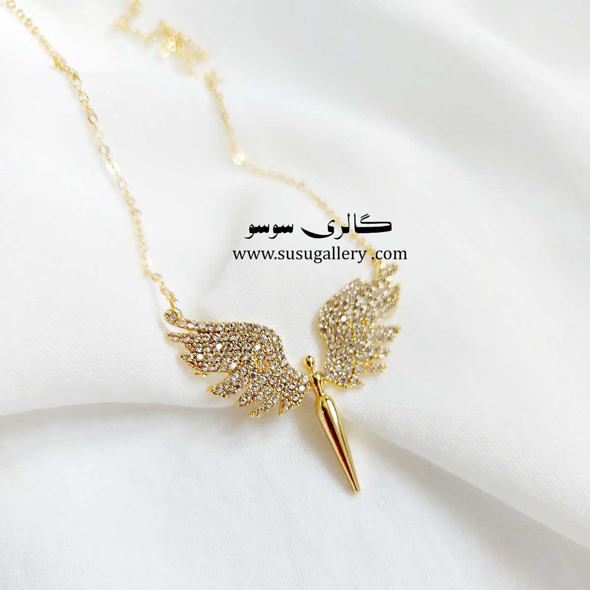 گردنبند فرشته نگیندار