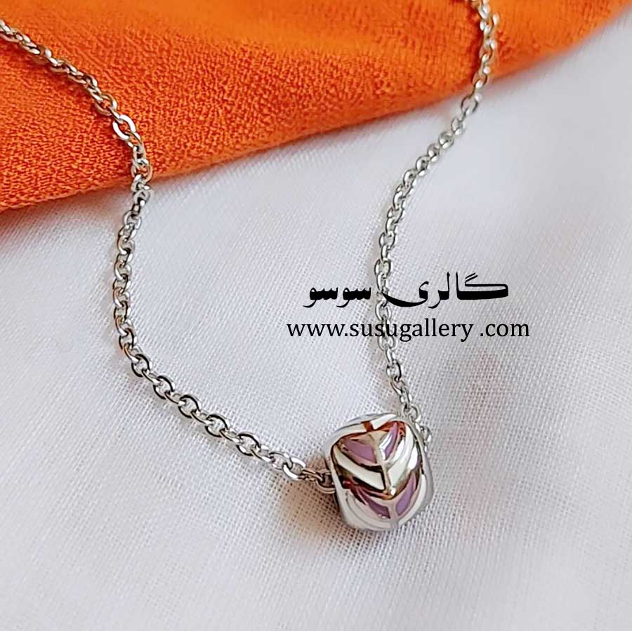 گردنبند حلقه بنفش